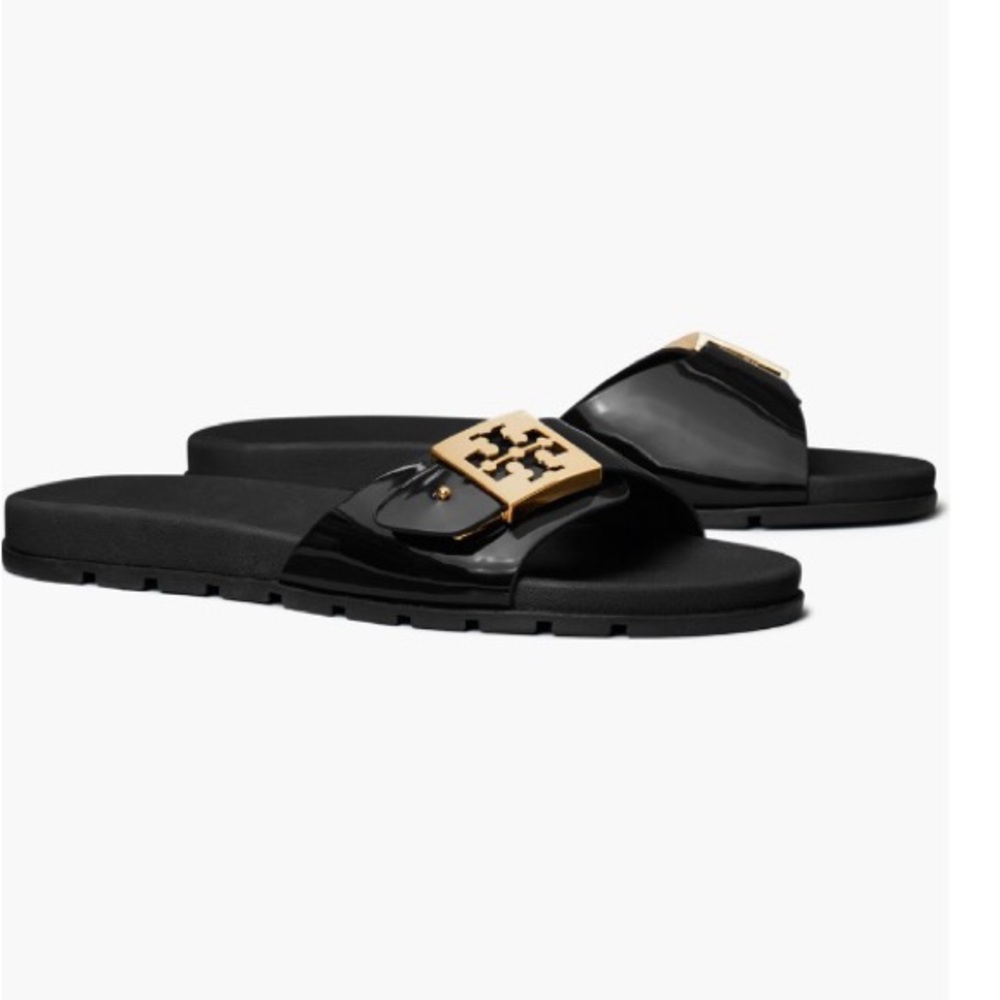 Tory Burch Buckle Slide Sandal - Picture 2 of 8